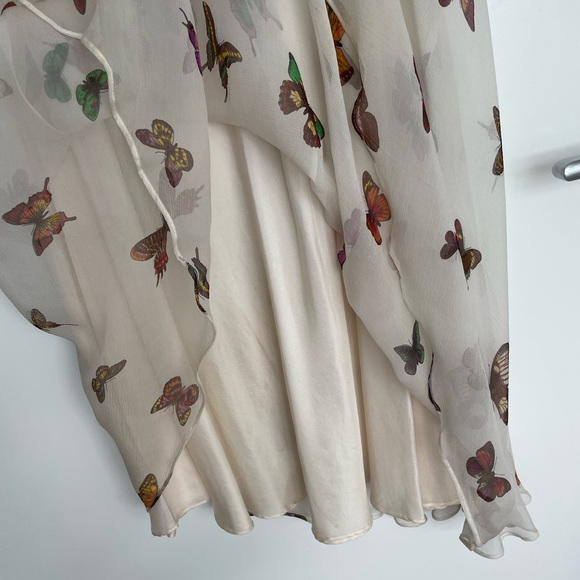 Vintage Silk Bloomingdale’s Butterfly Dress - Picture 6 of 11